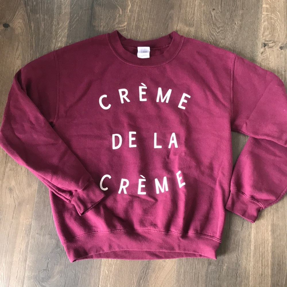 Crew neck sweatshirt